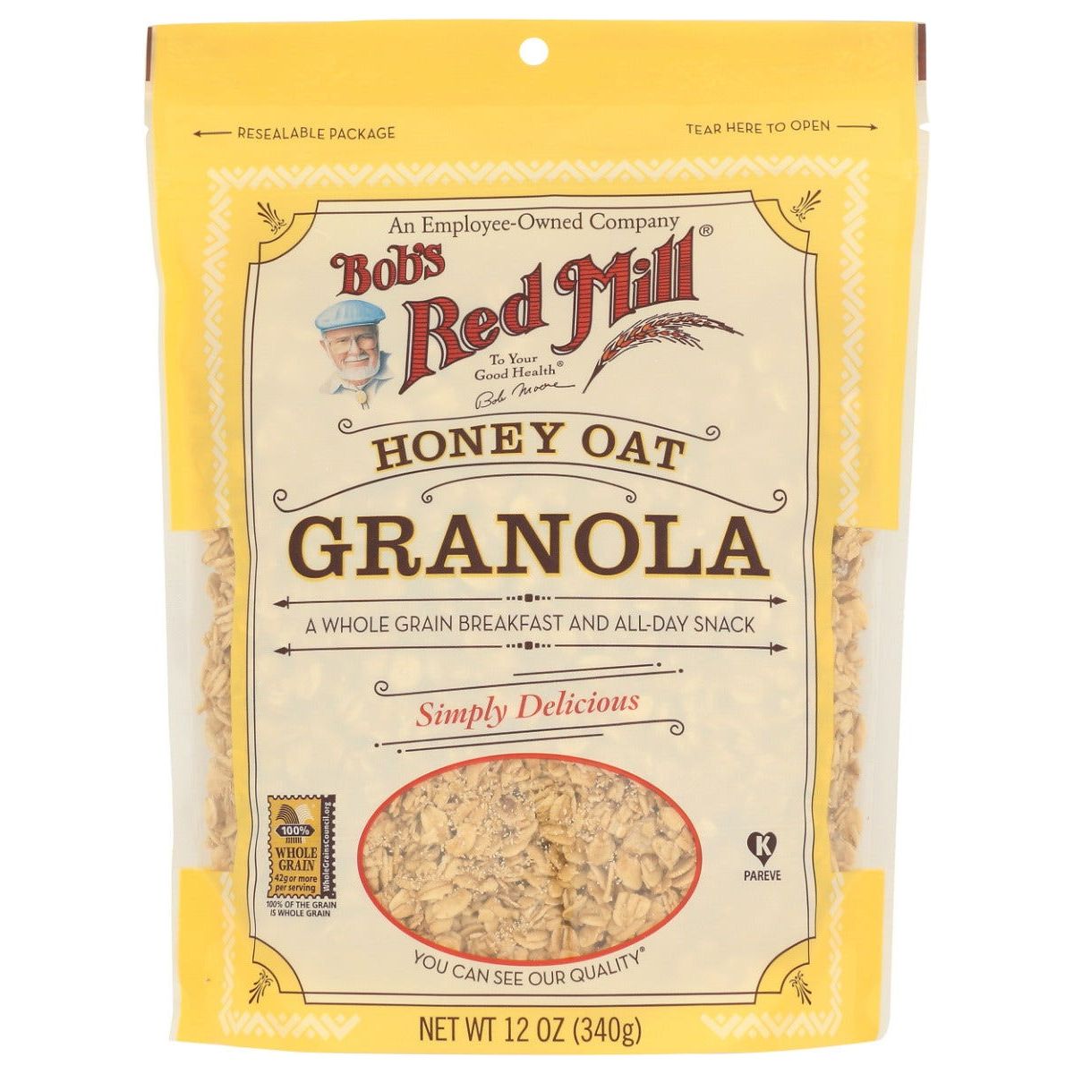 BOBS RED MILL: Honey Oat Granola Cereal, 12 oz - Sunshine Co Op. - #tag1# - #tag2# - #tag3# - #tag4#