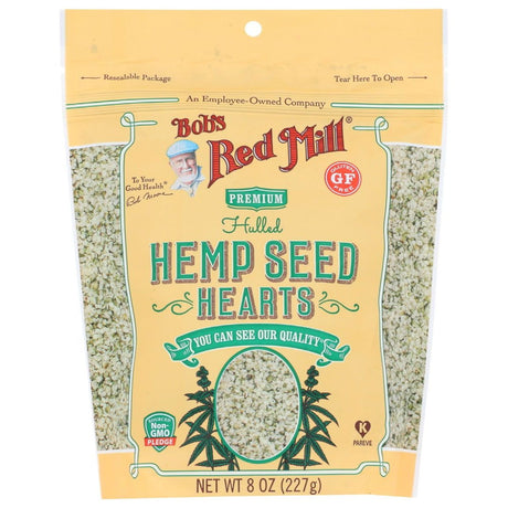 BOBS RED MILL: Hulled Hemp Seed Hearts, 8 oz - Sunshine Co Op. - #tag1# - #tag2# - #tag3# - #tag4#