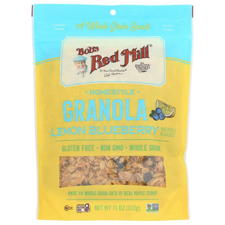 BOBS RED MILL: Lemon Blueberry Homestyle Granola, 11 OZ - Sunshine Co Op. - #tag1# - #tag2# - #tag3# - #tag4#