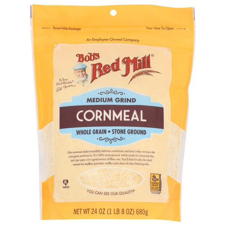 BOBS RED MILL: Medium Grind Cornmeal, 24 oz - #tag1# - #tag2#