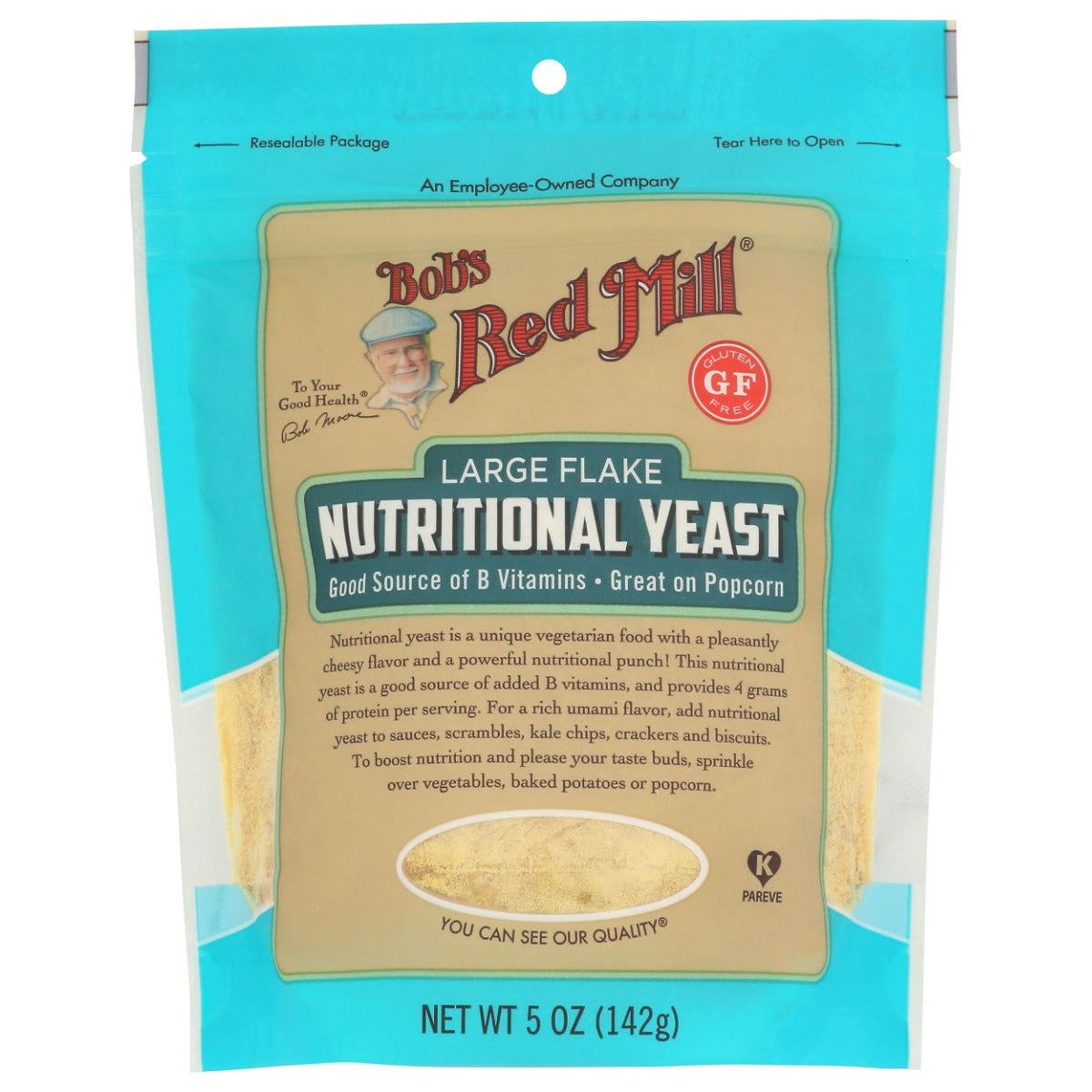BOBS RED MILL: Nutritional Yeast, 5 oz - Sunshine Co Op. - #tag1# - #tag2# - #tag3# - #tag4#