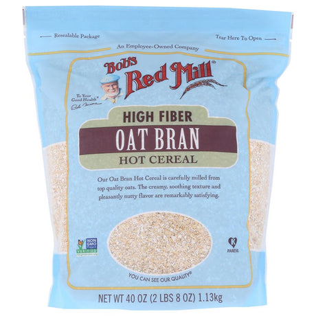 BOBS RED MILL: Oat Bran Hot Cereal, 40 oz - #tag1# - #tag2#