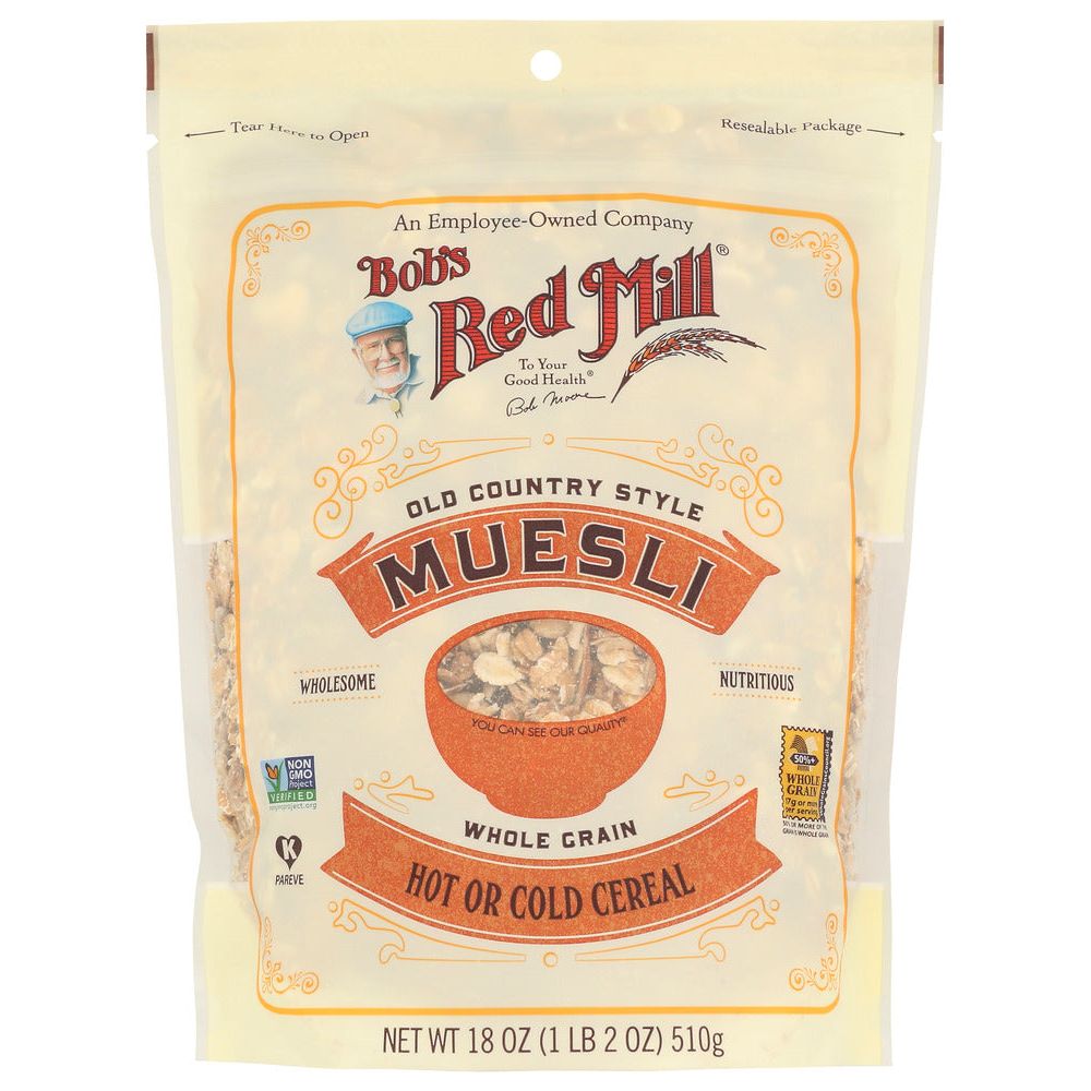BOBS RED MILL:  Old Country Style Muesli Whole Grain Cereal, 18 oz - #tag1# - #tag2#