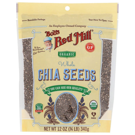 BOBS RED MILL: Organic Chia Seeds, 12 oz - Sunshine Co Op. - #tag1# - #tag2# - #tag3# - #tag4#