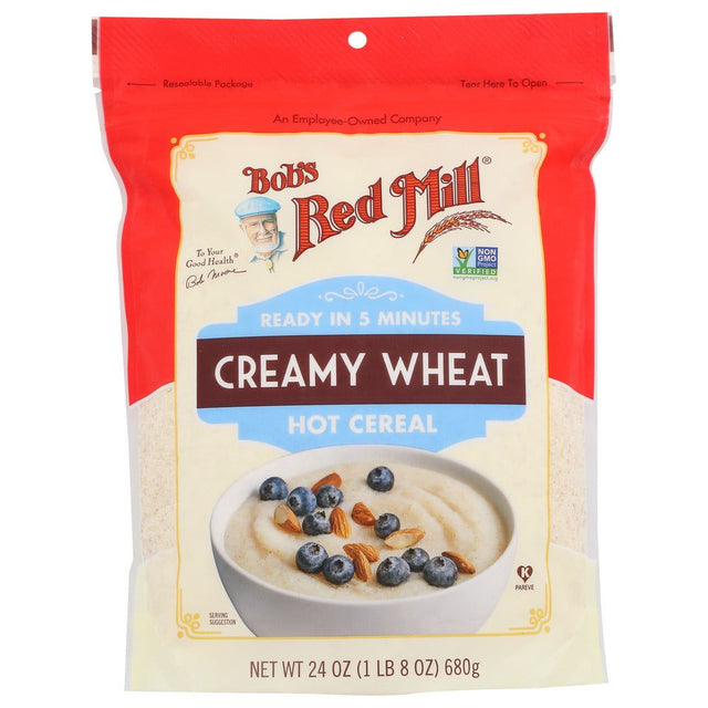 BOBS RED MILL: Organic Creamy Wheat Hot Cereal, 24 OZ - #tag1# - #tag2#