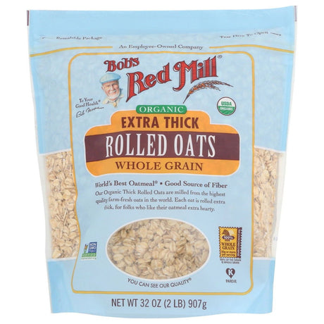 BOBS RED MILL: Organic Extra Thick Rolled Oats, 32 oz - Sunshine Co Op. - #tag1# - #tag2# - #tag3# - #tag4#