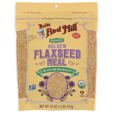 BOBS RED MILL: Organic Golden Flaxseed Meal, 16 oz - Sunshine Co Op. - #tag1# - #tag2# - #tag3# - #tag4#