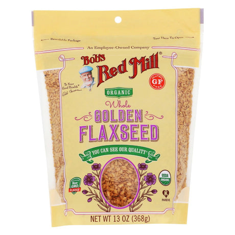 BOBS RED MILL: Organic Golden Flaxseeds, 13 oz - Sunshine Co Op. - #tag1# - #tag2# - #tag3# - #tag4#