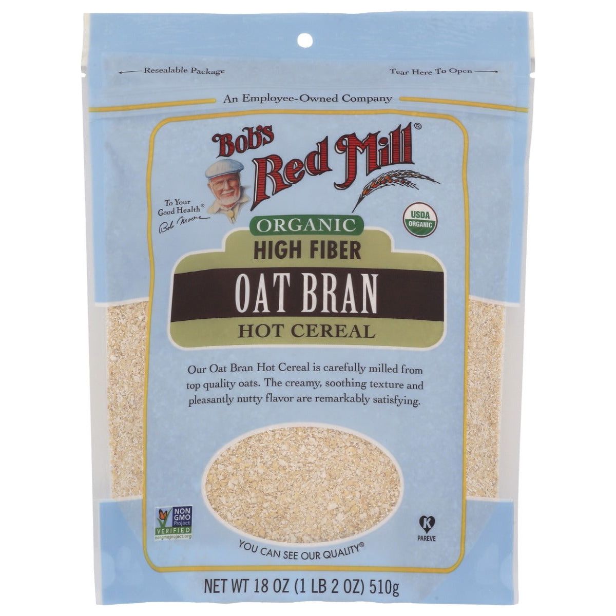 BOBS RED MILL: Organic Oat Bran Hot Cereal, 18 oz - Sunshine Co Op. - #tag1# - #tag2# - #tag3# - #tag4#