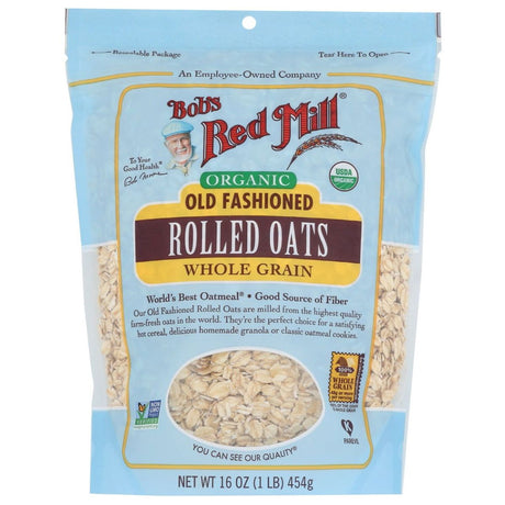 BOBS RED MILL: Organic Old Fashioned Rolled Oats, 16 oz - Sunshine Co Op. - #tag1# - #tag2# - #tag3# - #tag4#