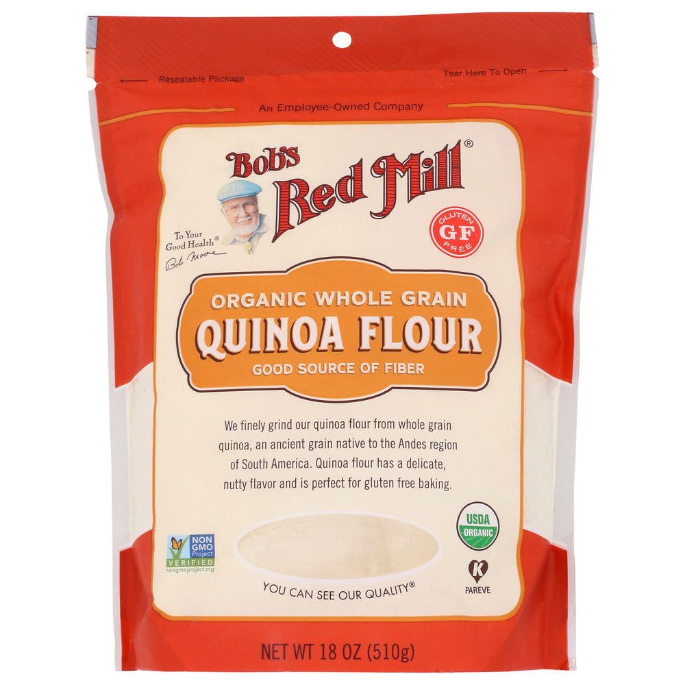 BOBS RED MILL: Organic Quinoa Flour, 18 oz - Sunshine Co Op. - #tag1# - #tag2# - #tag3# - #tag4#