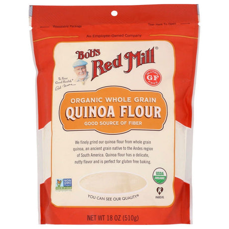 BOBS RED MILL: Organic Quinoa Flour, 18 oz - Sunshine Co Op. - #tag1# - #tag2# - #tag3# - #tag4#