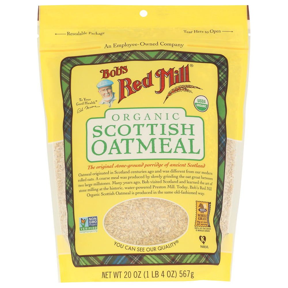 BOBS RED MILL: Organic Scottish Oatmeal, 20 oz - Sunshine Co Op. - #tag1# - #tag2# - #tag3# - #tag4#