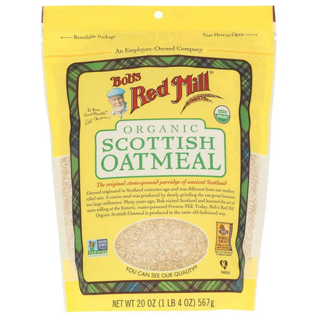 BOBS RED MILL: Organic Scottish Oatmeal, 20 oz - Sunshine Co Op. - #tag1# - #tag2# - #tag3# - #tag4#