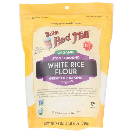 BOBS RED MILL: Organic White Rice Flour, 24 oz - #tag1# - #tag2#