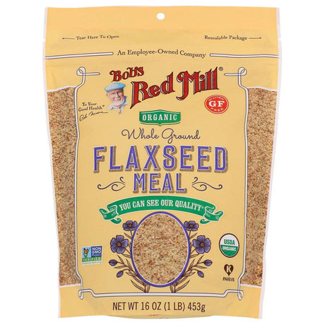 BOBS RED MILL: Organic Whole Ground Flaxseed Meal, 16 oz - Sunshine Co Op. - #tag1# - #tag2# - #tag3# - #tag4#