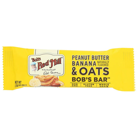 BOBS RED MILL: Peanut Butter Banana and Oats Bobs Bar, 1.76 oz - Sunshine Co Op. - #tag1# - #tag2# - #tag3# - #tag4#