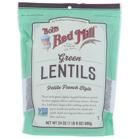 BOBS RED MILL: Petite French Green Lentils, 24 OZ - #tag1# - #tag2#