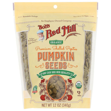 BOBS RED MILL: Premium Shelled Pumpkin Seeds, 12 oz - Sunshine Co Op. - #tag1# - #tag2# - #tag3# - #tag4#
