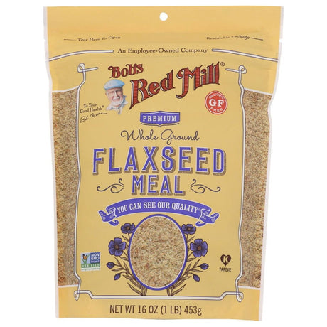 BOBS RED MILL: Premium Whole Ground Flaxseed Meal, 16 oz - Sunshine Co Op. - #tag1# - #tag2# - #tag3# - #tag4#