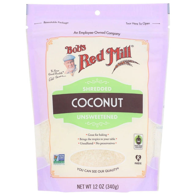 BOBS RED MILL: Shredded Coconut, 12 oz - Sunshine Co Op. - #tag1# - #tag2# - #tag3# - #tag4#
