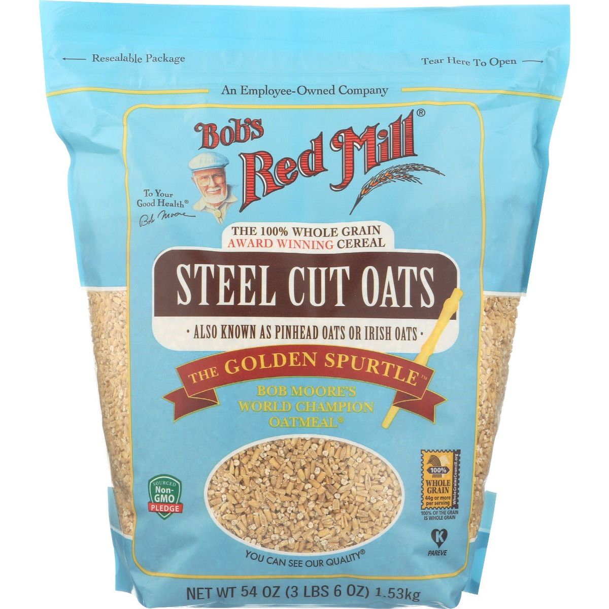 BOBS RED MILL: Steel Cut Oats, 54 oz - #tag1# - #tag2#