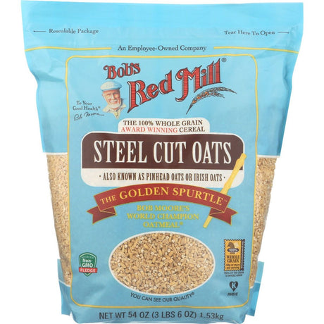 BOBS RED MILL: Steel Cut Oats, 54 oz - #tag1# - #tag2#