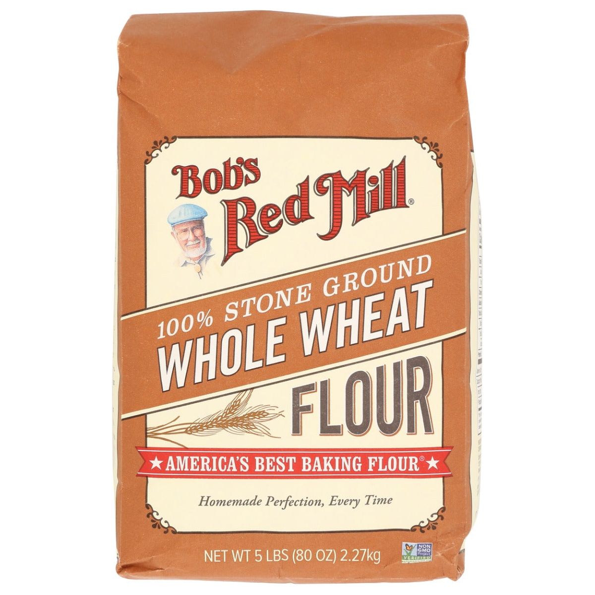 BOBS RED MILL: Stone Ground Whole Wheat Flour, 5 lb - #tag1# - #tag2#