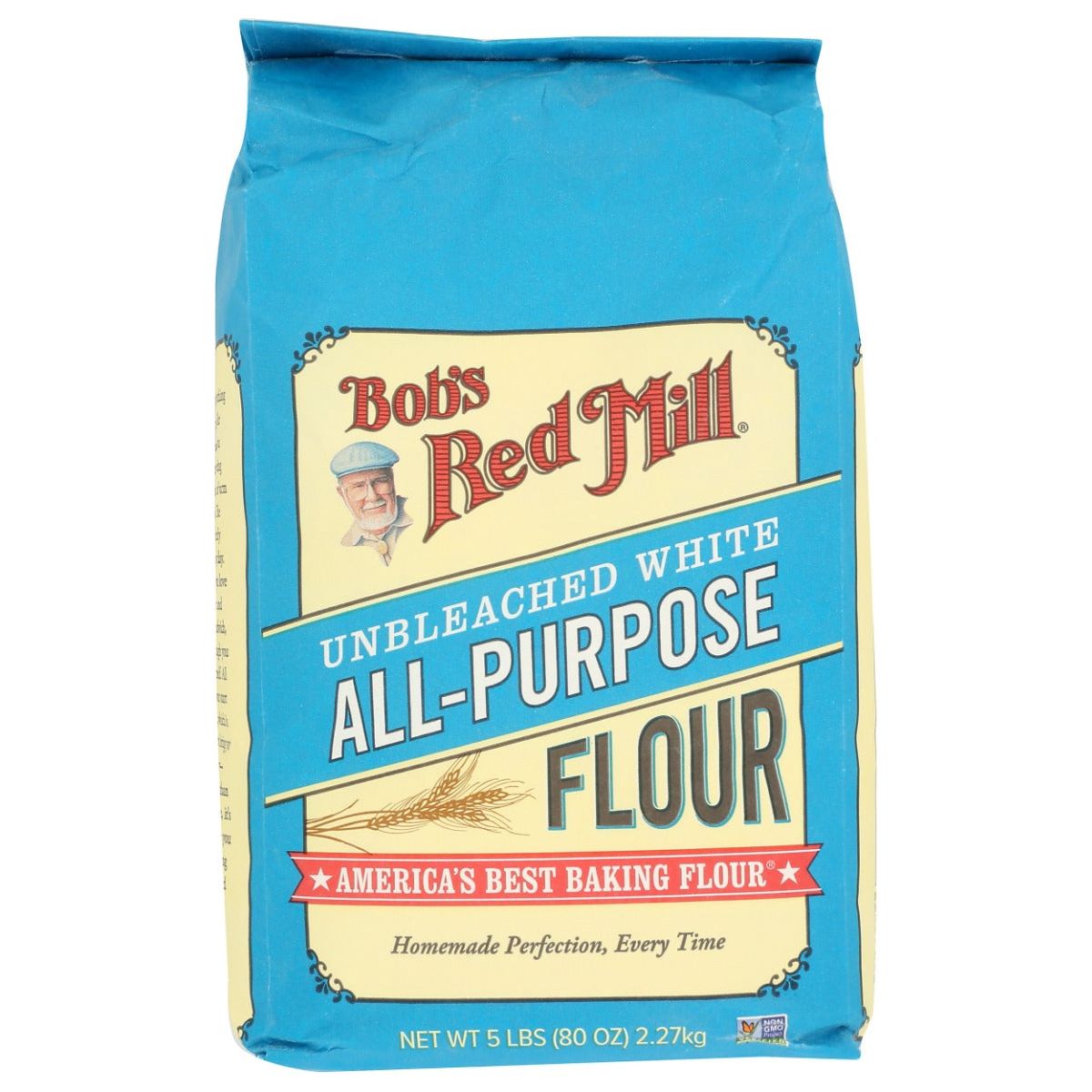 BOBS RED MILL: Unbleached White All Purpose Flour, 5 lb - #tag1# - #tag2#