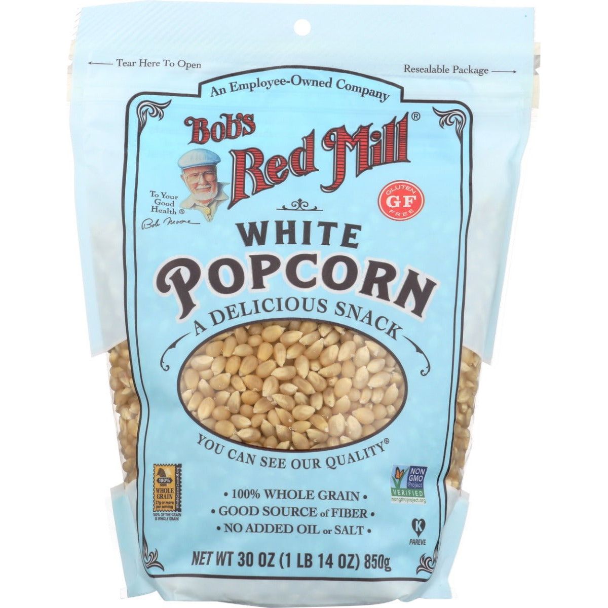 BOBS RED MILL: White Popcorn, 30 oz - Sunshine Co Op. - #tag1# - #tag2# - #tag3# - #tag4#