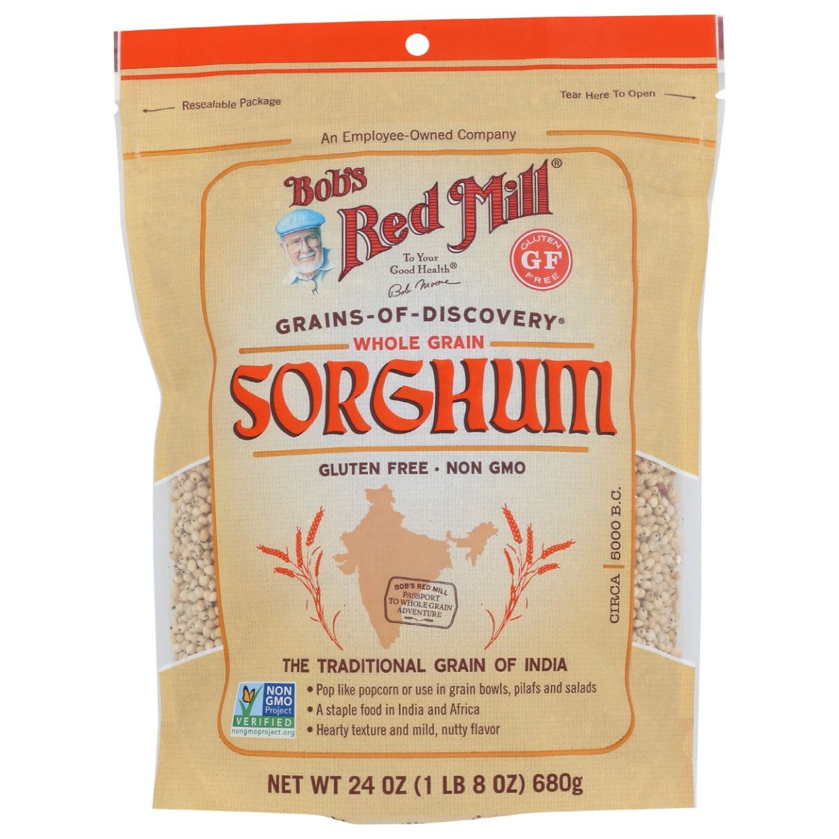 BOB'S RED MILL: Gluten Free Whole Grain Sorghum, 24 oz - #tag1# - #tag2#