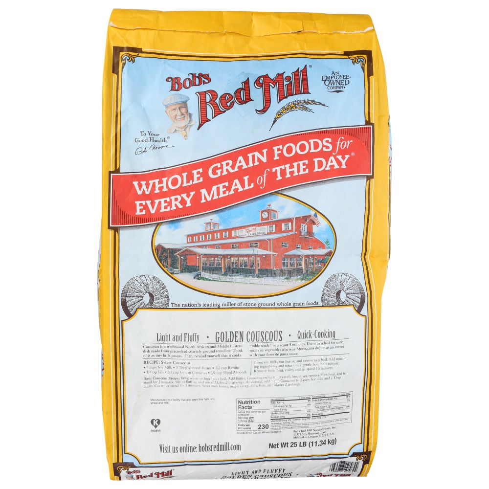 BOB'S RED MILL: Golden Couscous, 25 lb - #tag1# - #tag2#