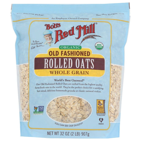 BOB'S RED MILL: Organic Old Fashioned Rolled Oats Whole Grain, 32 oz - Sunshine Co Op. - #tag1# - #tag2# - #tag3# - #tag4#