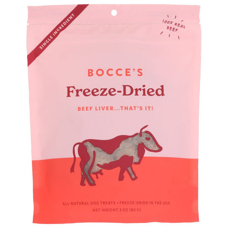 BOCCES BAKERY: Beef Liver Freeze Dried Dog Treats, 3 oz - #tag1# - #tag2#