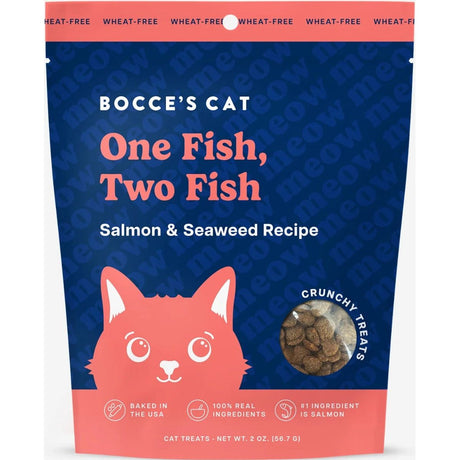 BOCCES CAT: Crunchy Cat Treats One Fish Two Fish, 2 oz - #tag1# - #tag2#