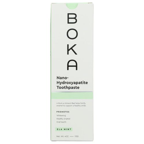 BOKA: Nano Hydroxyapatite Ela Mint Toothpaste, 4 oz - #tag1# - #tag2#
