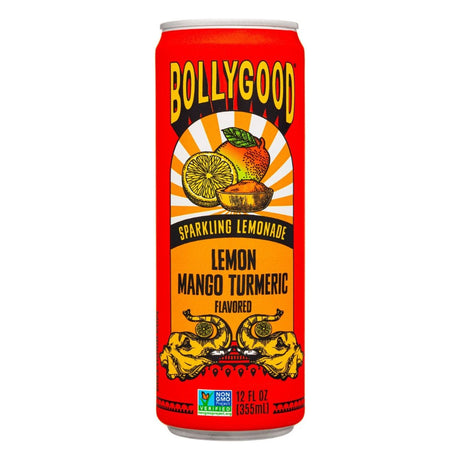 BOLLYGOOD: Sparkling Lemonade Lemon Mango Turmeric, 12 fo - #tag1# - #tag2#