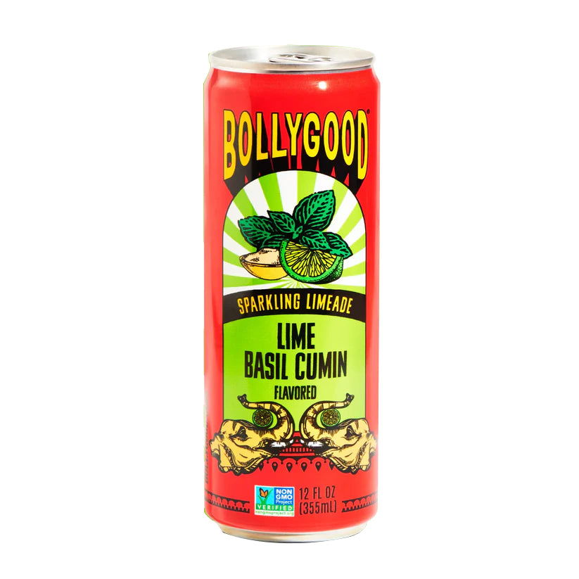BOLLYGOOD: Sparkling Lemonade Lime Basil Cumin, 12 fo - #tag1# - #tag2#