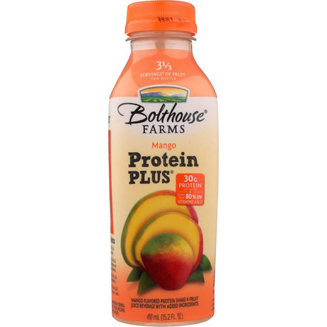 BOLTHOUSE FARMS: Mango Protein Plus Juice, 15.20 oz - #tag1# - #tag2#