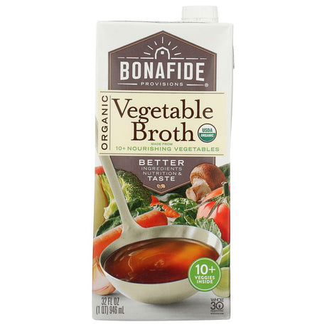 BONAFIDE: Broth Vegetable Og, 32 fo - #tag1# - #tag2#
