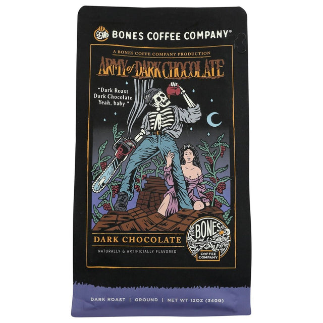BONES COFFEE COMPANY: Coffee Grnd Army Dk Choc, 12 oz - #tag1# - #tag2#