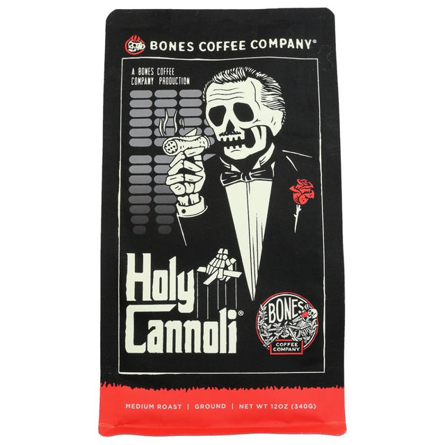 BONES COFFEE COMPANY: Coffee Grnd Holy Cannoli, 12 oz - #tag1# - #tag2#