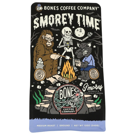 BONES COFFEE COMPANY: Coffee Grnd Smorey Time, 12 oz - #tag1# - #tag2#