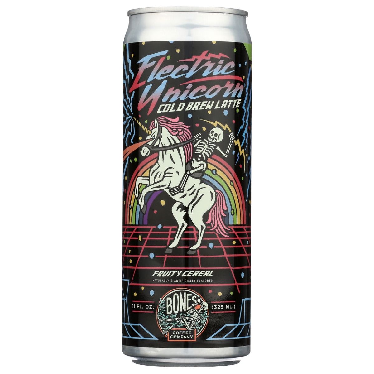 BONES COFFEE COMPANY: Electric Unicorn Cold Brew Latte, 11 fo - #tag1# - #tag2#