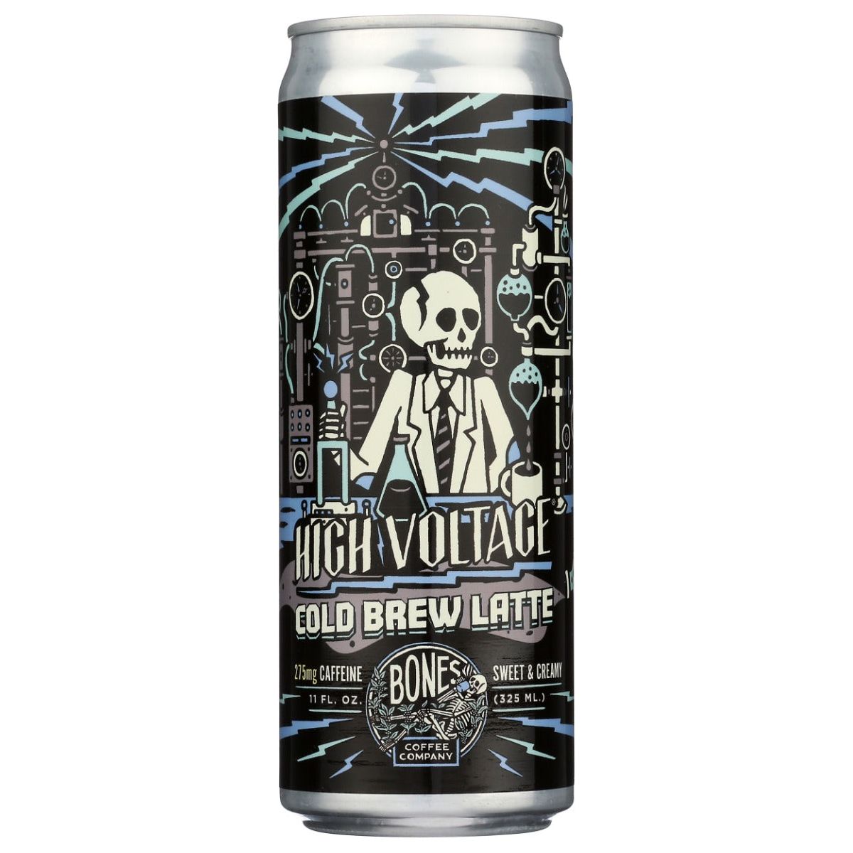 BONES COFFEE COMPANY: High Voltage Cold Brew Latte, 11 fo - #tag1# - #tag2#