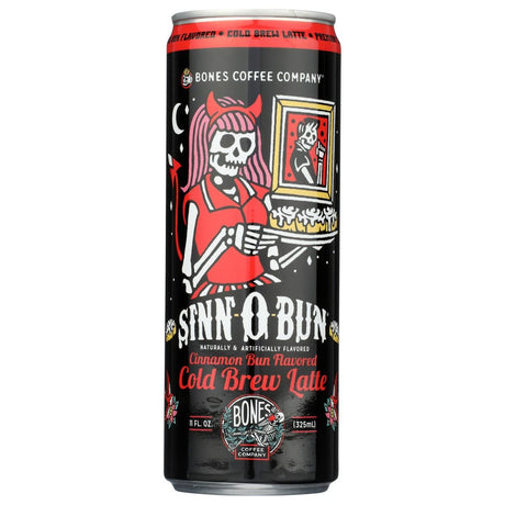 BONES COFFEE COMPANY: Sinn O Bun Cold Brew Latte Coffee, 11 fo - #tag1# - #tag2#