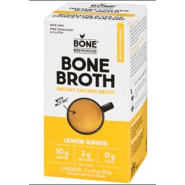 BONE BREWHOUSE: Lemon Ginger Chicken Bone Broth, 2.82 oz - #tag1# - #tag2#