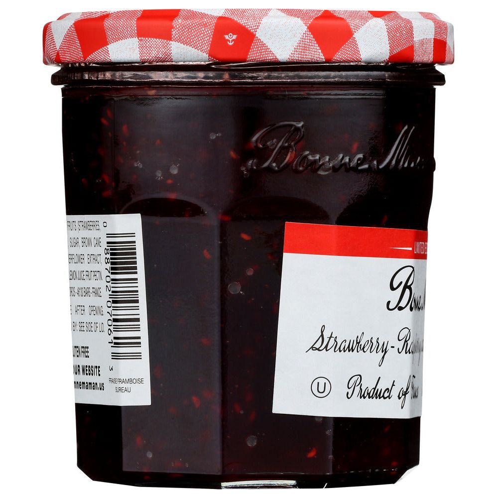 BONNE MAMAN: Preserves Strawberry Raspberry, 13 OZ - #tag1# - #tag2#