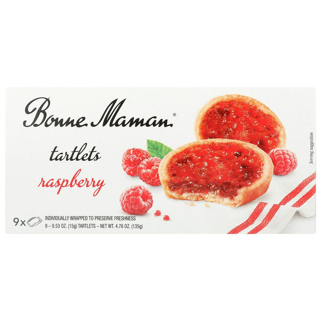 BONNE MAMAN: Raspberry Tartlets, 4.76 oz - #tag1# - #tag2#