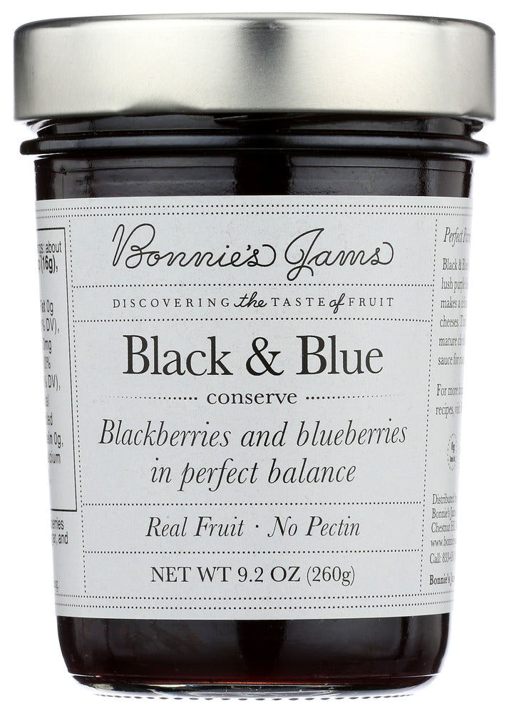 BONNIES JAMS: Black and Blue Jam, 8.75 oz - #tag1# - #tag2#